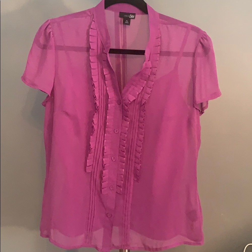 Purple blouse with camisole
